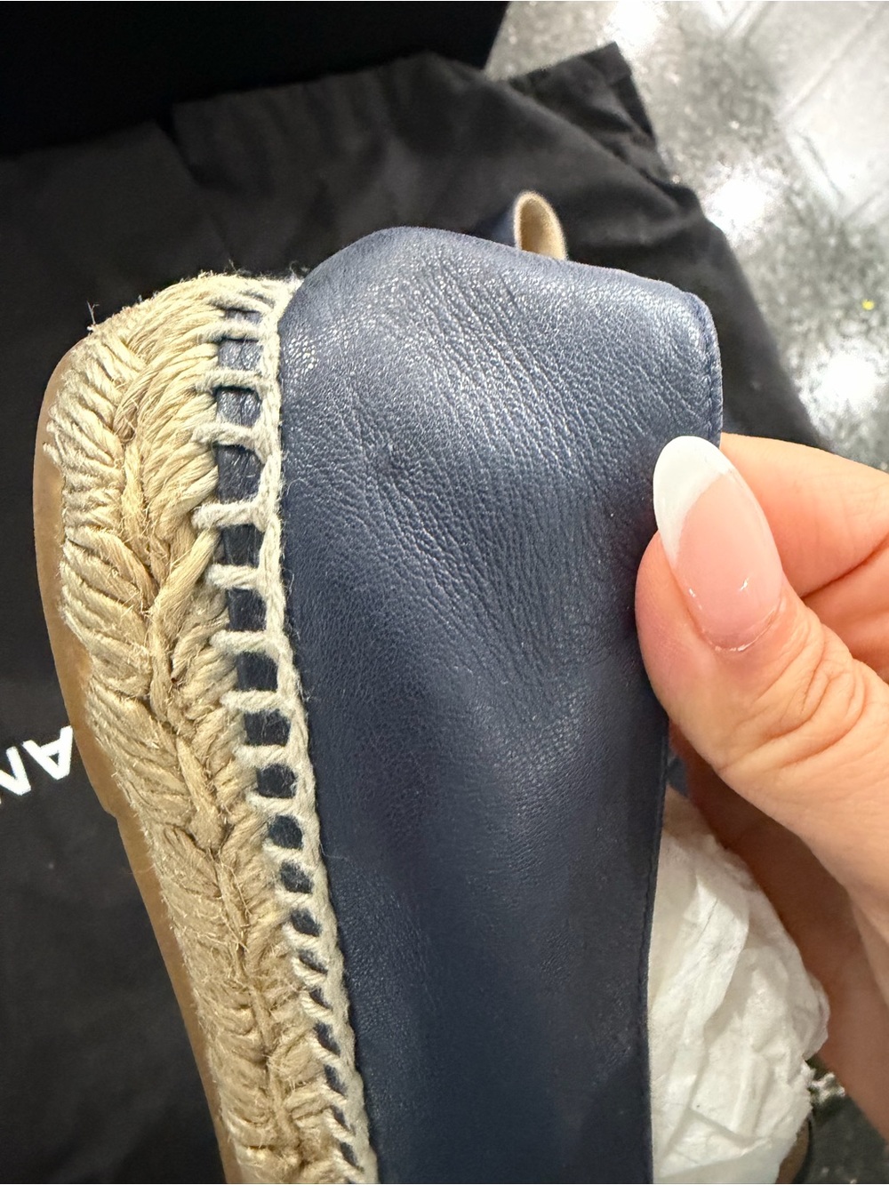 Chanel Espadrilles Navy / Black size 38 - Picture 6 of 12